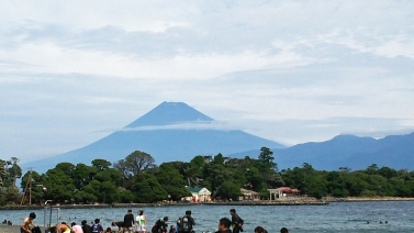 台風17号富士山