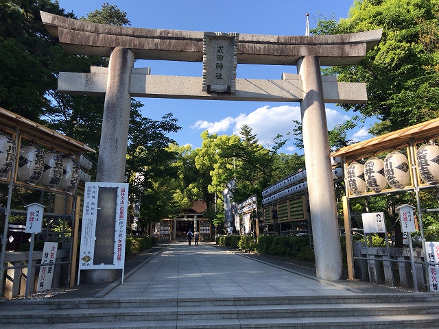 武田神社　一の鳥居