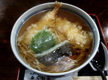 天ぷら蕎麦