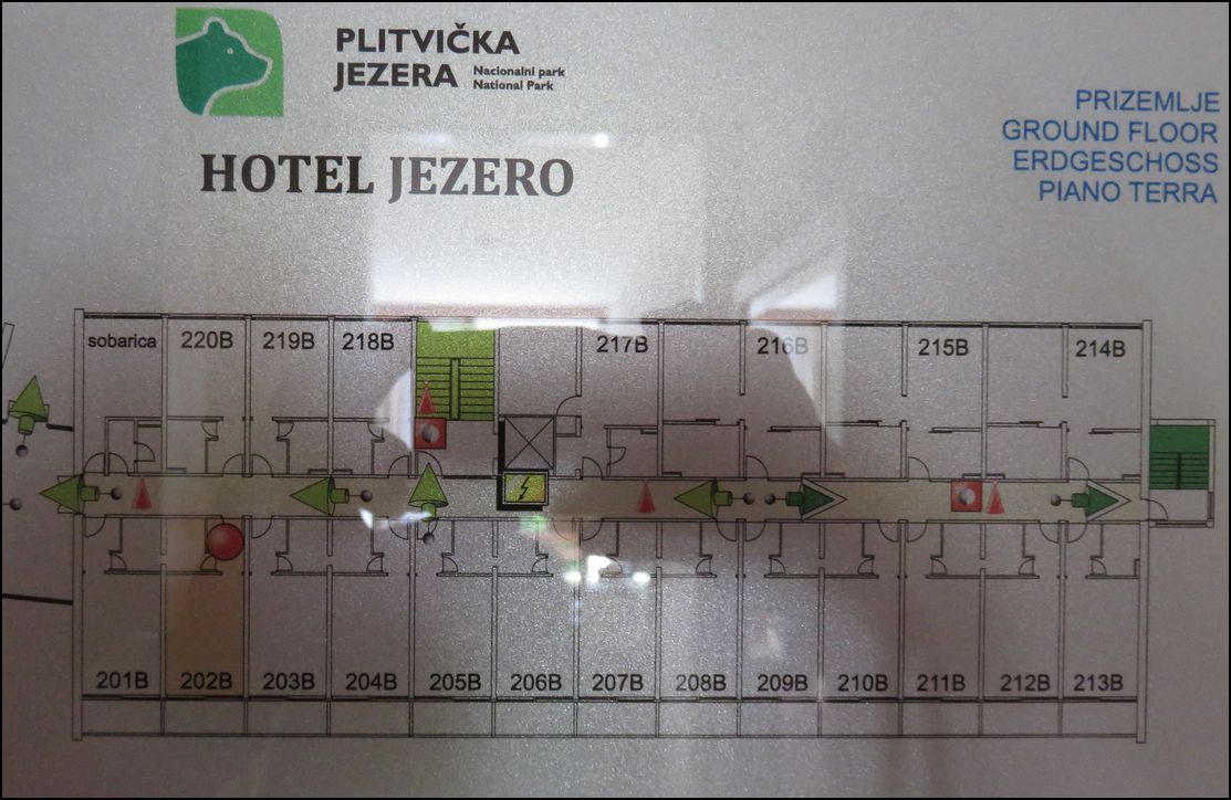28）ホテル・イエゼロ/プリトヴィッツェ国立公園内のホテル＠クロアチア