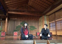 姫路　本城の能楽堂にて、JINMOさんと