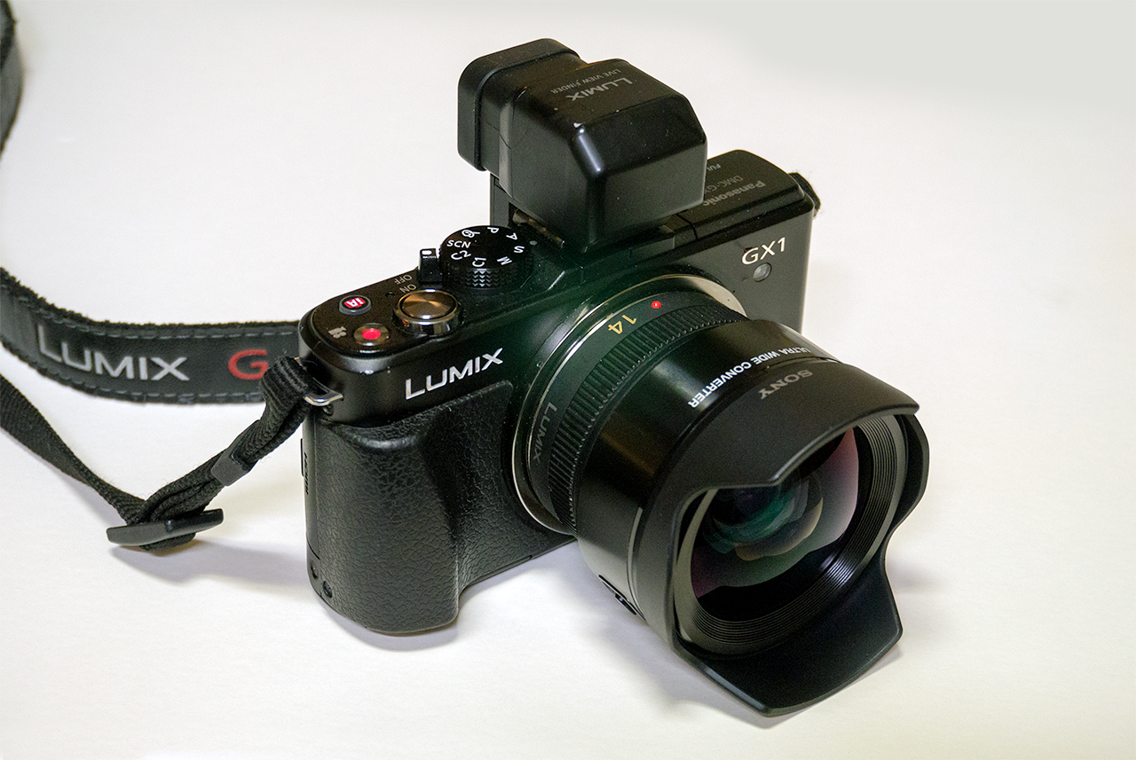 Lumix G 14mm / F2.5 + SONY VCL-ECU2 ウルトラワイドコンバーター